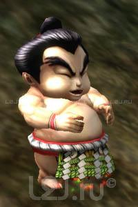 Red Sumo Wrestler Agathion