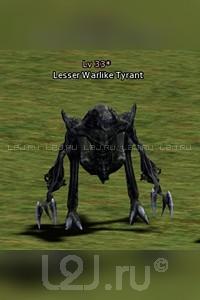 Lesser Warlike Tyrant